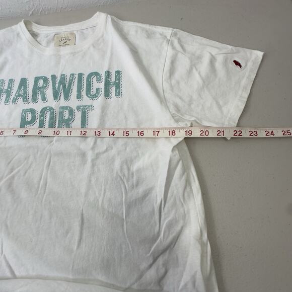 Harwich Port Original League Women's Size L Cropped T Shirt Tee Top Y2K vintage - Picture 7 of 9